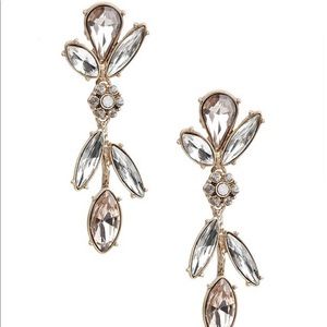 Badgley Mishka Flower Statement Drop Earrings